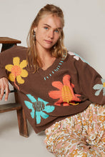 Load image into Gallery viewer, Savoring The Day Sweater Chocolate