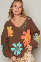 Load image into Gallery viewer, Savoring The Day Sweater Chocolate