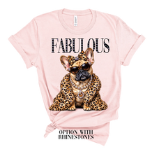 Load image into Gallery viewer, Frannie Fabulous Frenchie Dog Graphic Tee