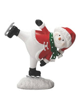 Load image into Gallery viewer, Festive Skating Snowman
