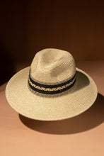 Load image into Gallery viewer, Southwestern Panama hat Black
