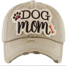 Load image into Gallery viewer, Dog Mom Hat Khaki