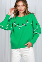 Load image into Gallery viewer, Christmas Lights Sweater