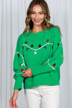 Load image into Gallery viewer, Christmas Lights Sweater