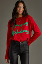 Load image into Gallery viewer, Happy Holidays Sweater