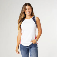 Load image into Gallery viewer, Americana Ribbed Tank
