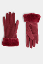Load image into Gallery viewer, Fur Cuff Touchscreen Gloves