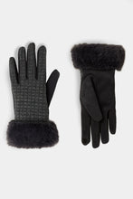 Load image into Gallery viewer, Fur Cuff Touchscreen Gloves