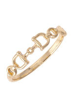 Load image into Gallery viewer, Cinnamon Horsebit Bangle