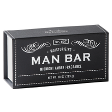 Load image into Gallery viewer, Man Bar Midnight Amber 10oz Soap