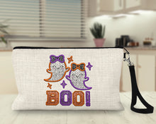 Load image into Gallery viewer, Boo Wristlet/Makeup Bag