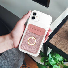 Load image into Gallery viewer, Glitter Ring Cling Cardholder