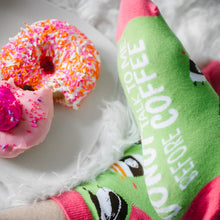 Load image into Gallery viewer, Ankle Donut & Coffee Socks