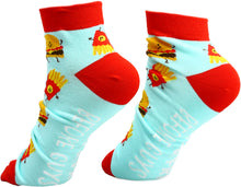 Load image into Gallery viewer, Ankle Cheese Burger & Fries Socks