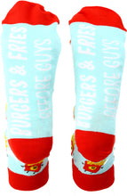 Load image into Gallery viewer, Ankle Cheese Burger & Fries Socks