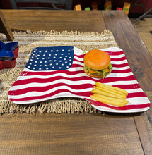 Load image into Gallery viewer, American Flag Platter