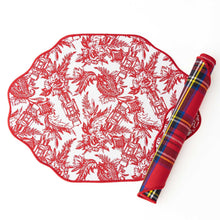 Load image into Gallery viewer, Nutcracker Toile Reversible Placemat