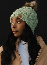 Load image into Gallery viewer, Mint Braided Hat
