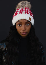 Load image into Gallery viewer, Red &amp; White Plaid Hat
