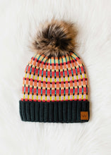 Load image into Gallery viewer, Multicolored Charcoal Patterned Hat
