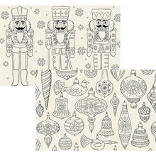 Load image into Gallery viewer, Paper Christmas Coloring Placemats