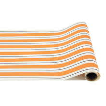 Load image into Gallery viewer, Paper Orange & Black Awning Table Runner