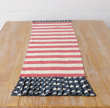 Load image into Gallery viewer, Stars and Stripes Table Runner
