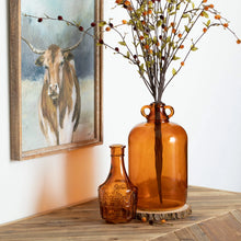 Load image into Gallery viewer, Amber Glass Jug