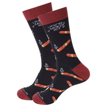 Load image into Gallery viewer, You're Smoking Hot Cigar Socks