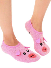 Load image into Gallery viewer, Fuzzy Piggy Slippers/Socks