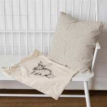 Load image into Gallery viewer, Rabbit Pillow with Ties

