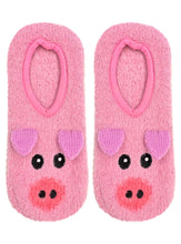 Load image into Gallery viewer, Fuzzy Piggy Slippers/Socks