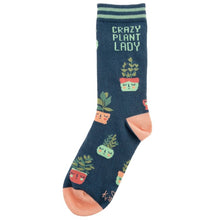 Load image into Gallery viewer, Crazy Plant Lady Socks