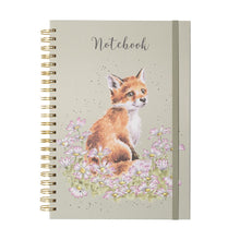 Load image into Gallery viewer, Large Make My Daisy Fox Notebook