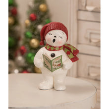 Load image into Gallery viewer, Christmas Caroling Snowman