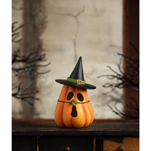 Load image into Gallery viewer, Pumpkin Witch Luminary