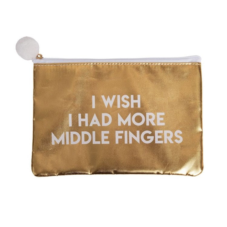 More Middle Fingers Cosmetic Bag