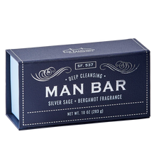 Load image into Gallery viewer, Man Bar Silver Sage + Bergamot