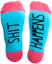 Load image into Gallery viewer, Shit Happens Socks