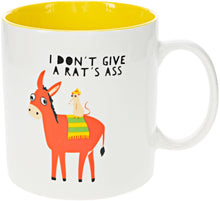 Load image into Gallery viewer, I Don&#39;t Give A Rat&#39;s Ass Mug
