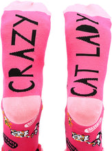 Load image into Gallery viewer, Crazy Cat Lady Socks
