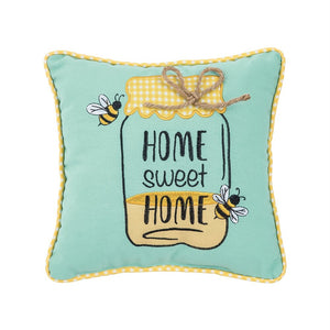 Home Sweet Home Bee Pillow