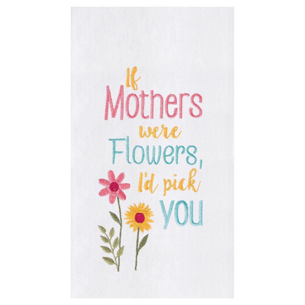 Mothers and Flowers Towel