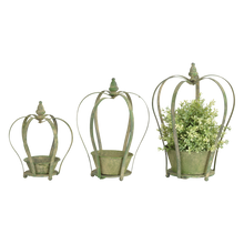 Load image into Gallery viewer, Crown Planter/Candle Holder