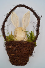 Load image into Gallery viewer, Blonde Sisal Bunny in Basket
