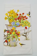 Load image into Gallery viewer, Tulip Wheelbarrow Flour Sack Towel