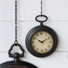 Load image into Gallery viewer, Pocket Watch Wall Clock