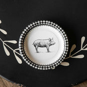 Load image into Gallery viewer, Pig Paper Salad/Dessert Plates 7&quot;

