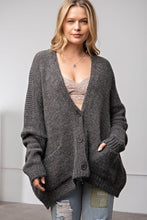 Load image into Gallery viewer, Running Late Sweater Charcoal