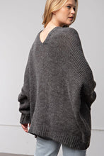 Load image into Gallery viewer, Running Late Sweater Charcoal